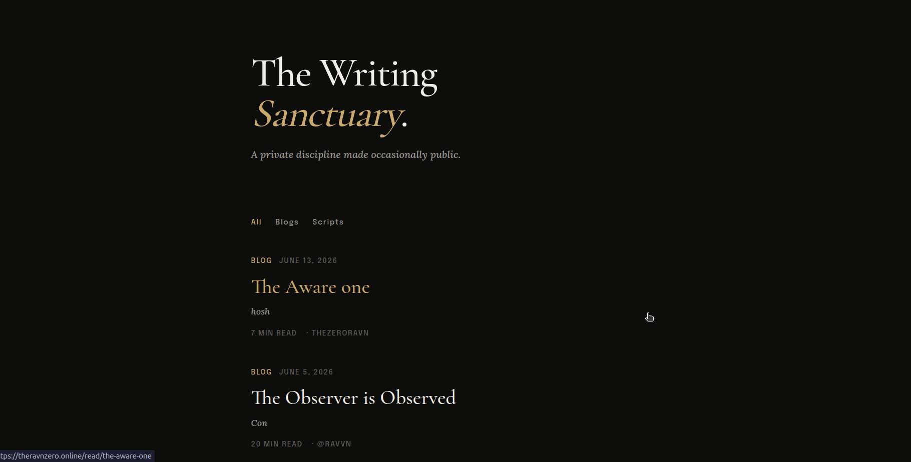The Writer's Haven editor