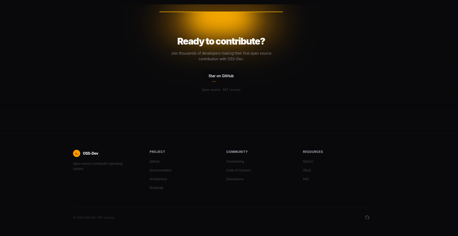 OSS-Dev terminal interface 4