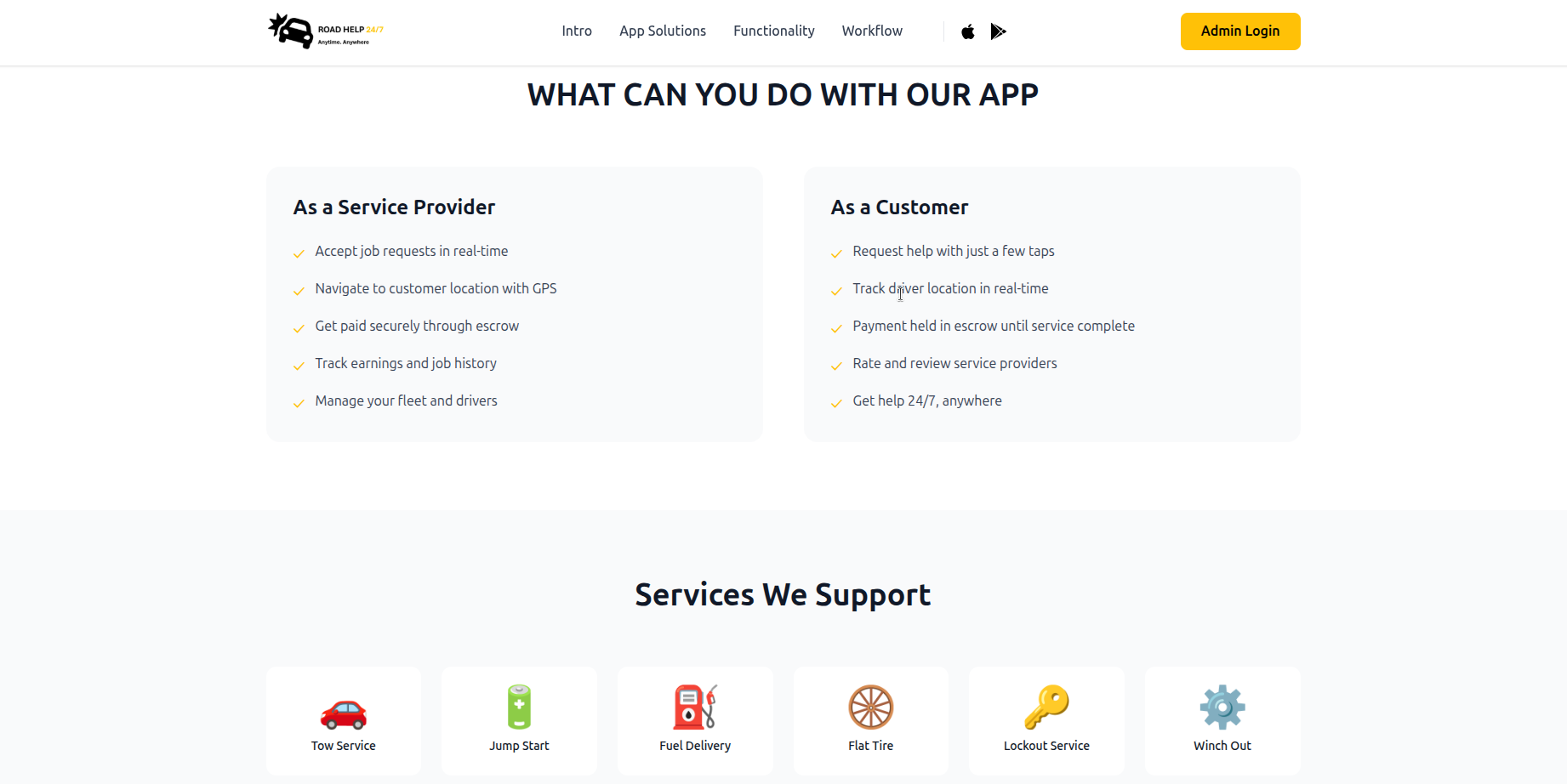 RoadHelp 24/7 roadside assistance app 3
